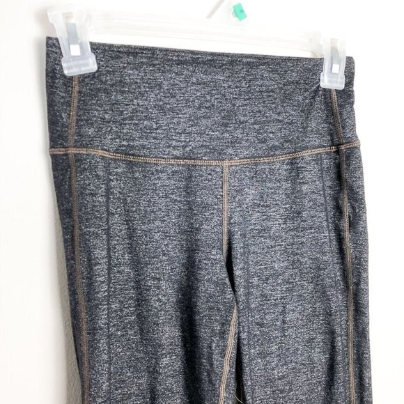Athleta Gray High Rise Heathered Leggings XS Womens Athletic Active Crop - Picture 7 of 11
